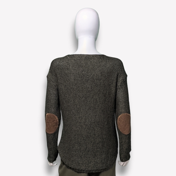RDI Dark Army Twist with Elbow Patch Sweater S/P - Picture 5 of 11